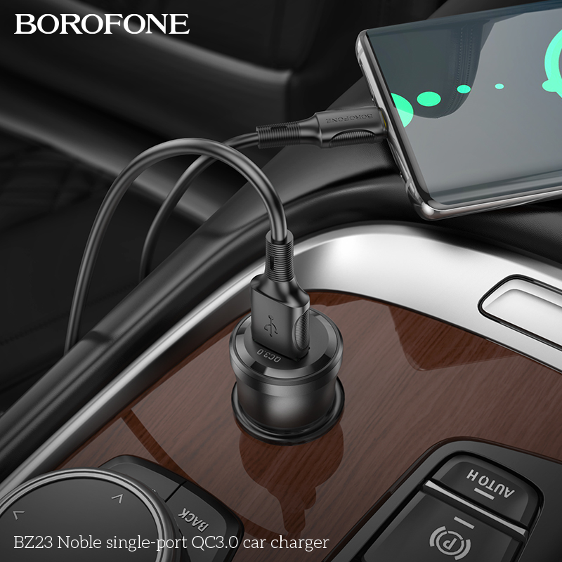 BOROFONE BZ23 Noble single-port QC3.0 car charger NZ 6